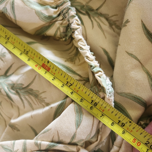 Ralph Lauren Vintage Botanical Print King Sheet Set 100% Cotton Made In Italy Se - Picture 4 of 4